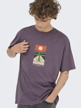 Afbeelding voor product T-shirt van het merk Only & Sons in het Zwart