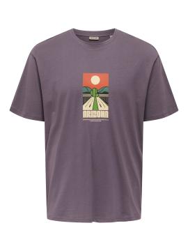 Afbeelding voor product T-shirt van het merk Only & Sons in het Zwart