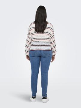 Afbeelding voor product Pull van het merk Only Carmakoma in het Ecru