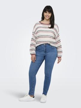 Afbeelding voor product Pull van het merk Only Carmakoma in het Ecru