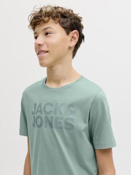 Afbeelding voor product T-shirt van het merk Jack & Jones Junior in het Groen