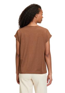 Afbeelding voor product T-shirt van het merk Betty & Co  in het Bruin