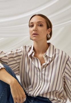 Afbeelding voor product Bloes van het merk Peppercorn in het Ecru