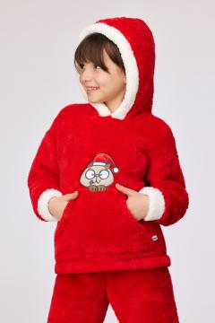 Afbeelding voor product Pyjama van het merk Woody in het Rood