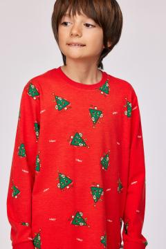 Afbeelding voor product Pyjama van het merk Woody in het Rood