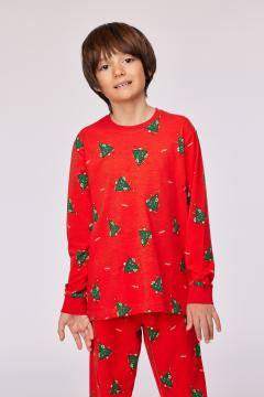 Afbeelding voor product Pyjama van het merk Woody in het Rood