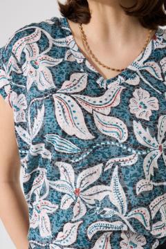 Afbeelding voor product T-shirt van het merk Garcia in het Blauw