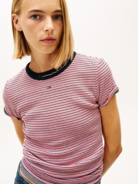 Afbeelding voor product T-shirt van het merk Tommy Jeans in het Rood