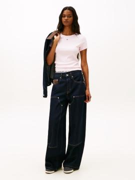 Afbeelding voor product T-shirt van het merk Tommy Jeans in het Roze