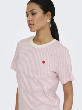 Afbeelding voor product T-shirt van het merk Jdy in het Ecru