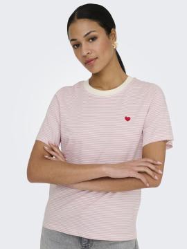 Afbeelding voor product T-shirt van het merk Jdy in het Ecru