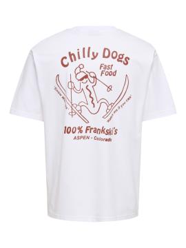 Afbeelding voor product T-shirt van het merk Only & Sons in het Wit