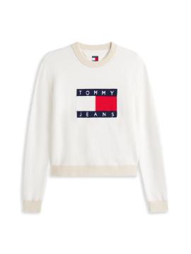 Afbeelding voor product Pull van het merk Tommy Jeans in het Ecru