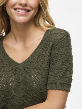 Afbeelding voor product Top van het merk Vila in het Kaki