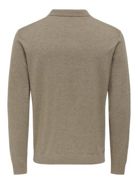 Afbeelding voor product Polo van het merk Only & Sons in het Beige