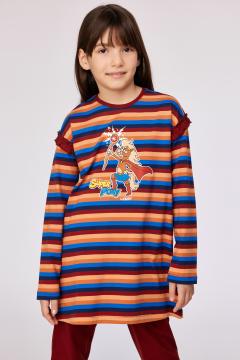 Afbeelding voor product Pyjama van het merk Woody in het Bordeaux