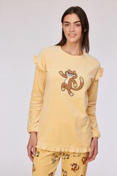 Afbeelding voor product Pyjama van het merk Woody in het Geel