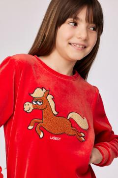 Afbeelding voor product Pyjama van het merk Woody in het Rood