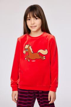 Afbeelding voor product Pyjama van het merk Woody in het Rood