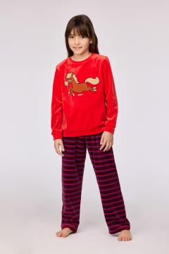 Afbeelding voor product Pyjama van het merk Woody in het Rood