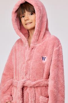 Afbeelding voor product Badjas van het merk Woody in het Roze