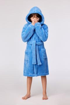 Afbeelding voor product Badjas van het merk Woody in het Blauw