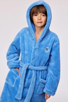 Afbeelding voor product Badjas van het merk Woody in het Blauw