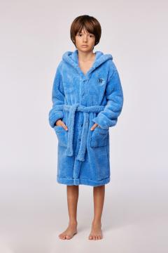 Afbeelding voor product Badjas van het merk Woody in het Blauw