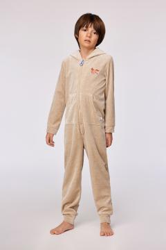 Afbeelding voor product Onesie van het merk Woody in het Beige