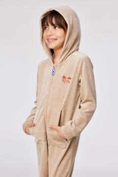 Afbeelding voor product Onesie van het merk Woody in het Beige