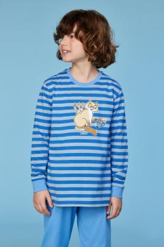 Afbeelding voor product Pyjama van het merk Woody in het Marine