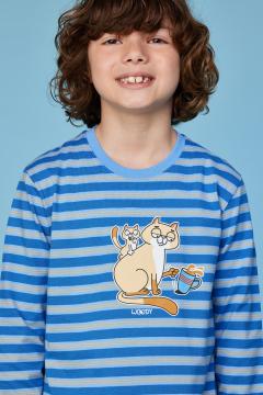 Afbeelding voor product Pyjama van het merk Woody in het Marine