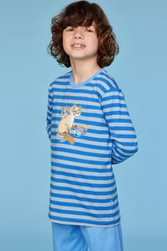Afbeelding voor product Pyjama van het merk Woody in het Marine