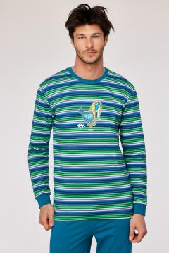 Afbeelding voor product Pyjama van het merk Woody in het Kaki