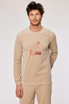 Afbeelding voor product Pyjama van het merk Woody in het Beige