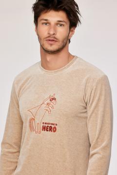 Afbeelding voor product Pyjama van het merk Woody in het Beige