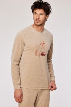 Afbeelding voor product Pyjama van het merk Woody in het Beige