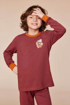 Afbeelding voor product Pyjama van het merk Woody in het Rood