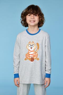Afbeelding voor product Pyjama van het merk Woody in het Grijs