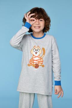 Afbeelding voor product Pyjama van het merk Woody in het Grijs