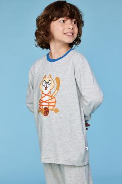 Afbeelding voor product Pyjama van het merk Woody in het Grijs
