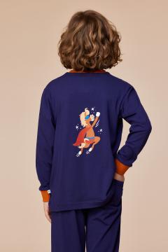 Afbeelding voor product Pyjama van het merk Woody in het Blauw