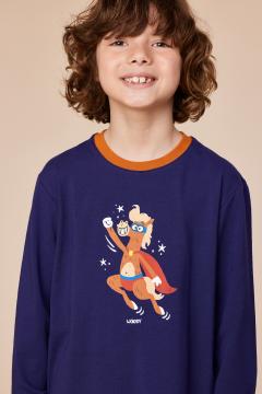 Afbeelding voor product Pyjama van het merk Woody in het Blauw