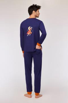 Afbeelding voor product Pyjama van het merk Woody in het Blauw