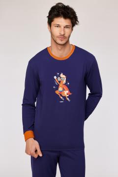 Afbeelding voor product Pyjama van het merk Woody in het Blauw