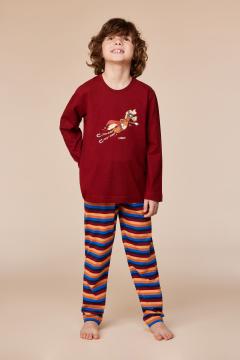 Afbeelding voor product Pyjama van het merk Woody in het Rood