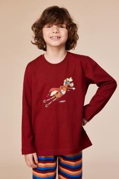 Afbeelding voor product Pyjama van het merk Woody in het Rood