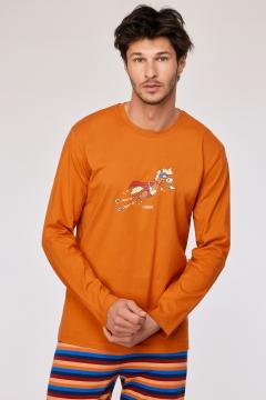 Afbeelding voor product Pyjama van het merk Woody in het Rood