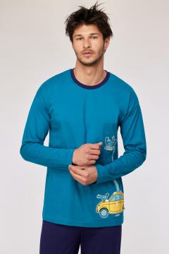 Afbeelding voor product Pyjama van het merk Woody in het Blauw