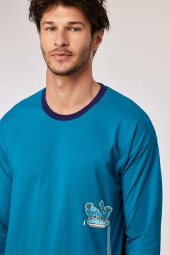 Afbeelding voor product Pyjama van het merk Woody in het Blauw